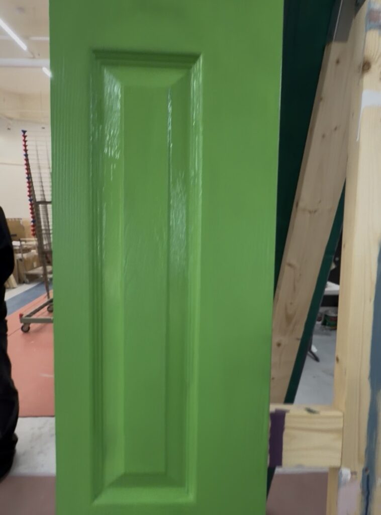 던 에드워드 페인트 1회 발라본 실습 사진.