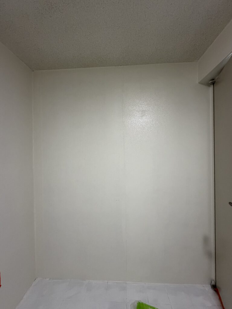 계란광으로 전체 발라놓은 직접 찍은사진.